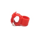 Silicone brazalet Hose Holder Red