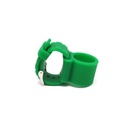Silicone brazalet Hose Holder Green