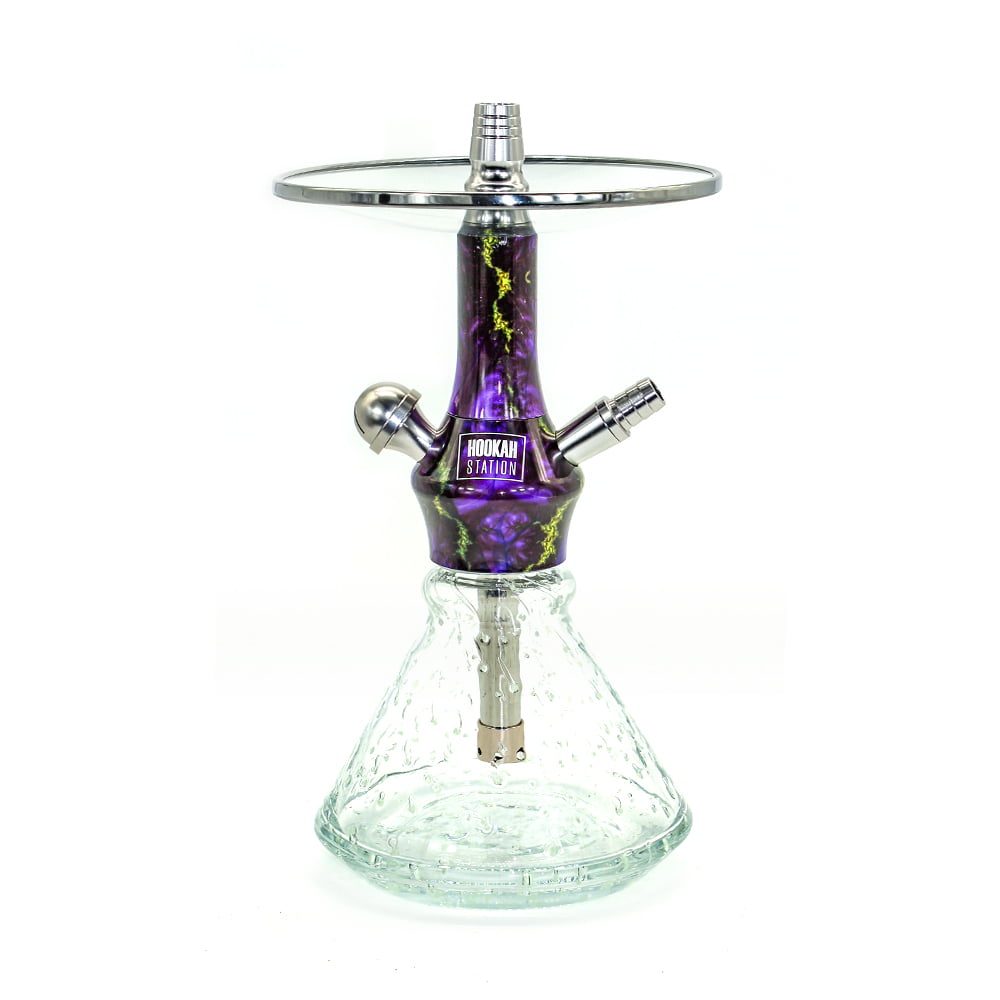 HOOKAH STATION BLK-PURPLE