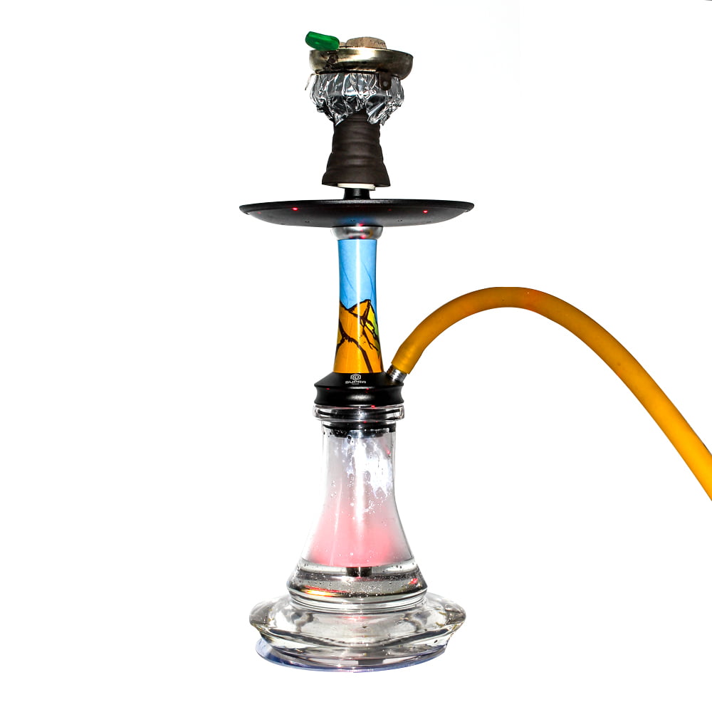 Supra Hookah Xs Glaze Blue Hose