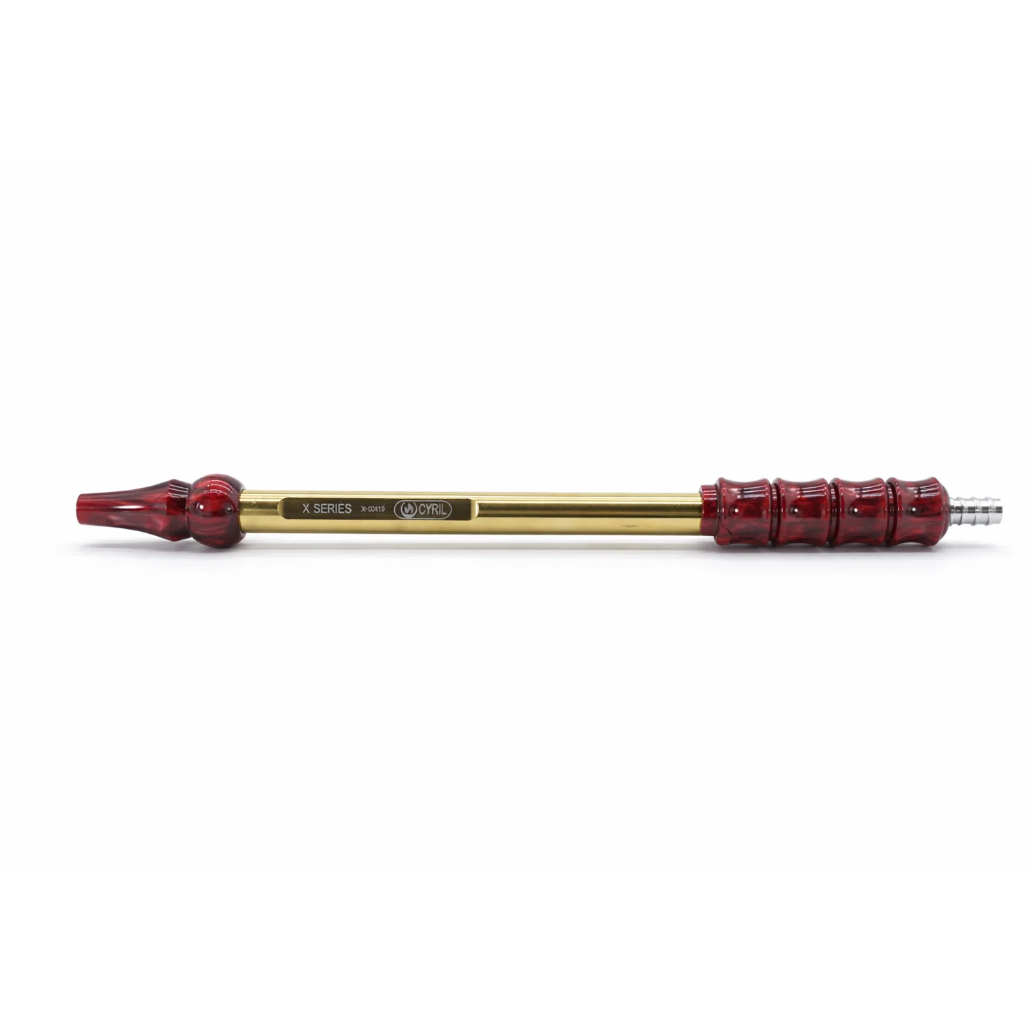 Cyril X-series handle- Resin Red gold – silver