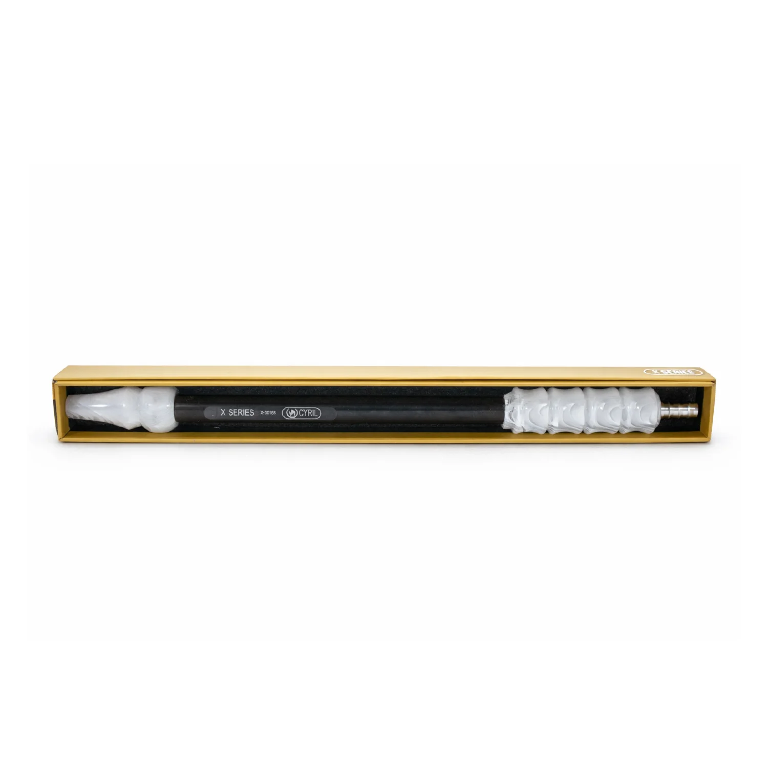 Cyril X-series handle- Resin Snow – black-packaging