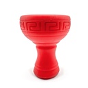 Steel Silicon Bowl Red