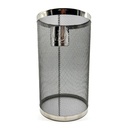 Cyril Charcoal Fence Silver