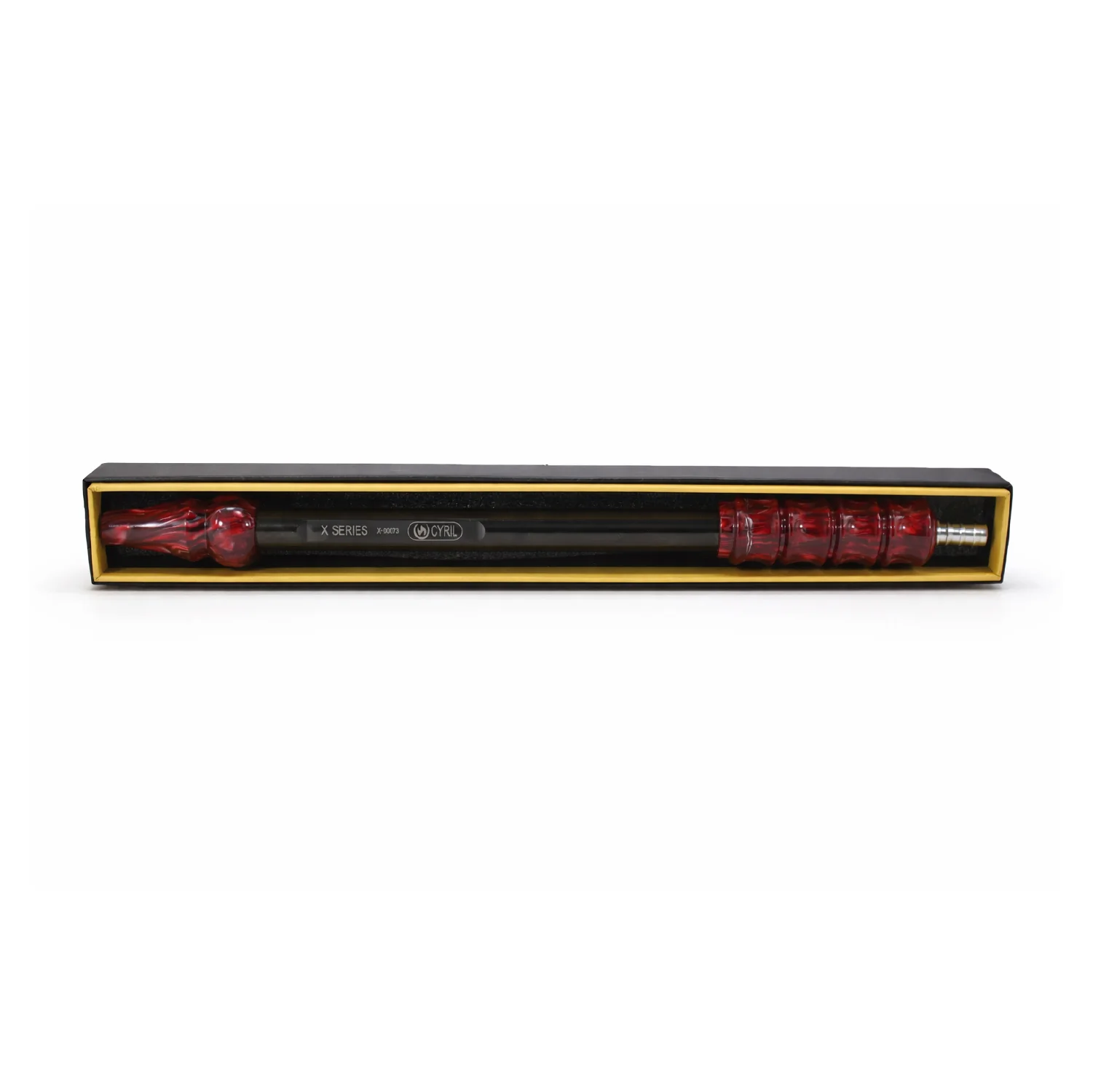 Cyril X-series handle- Resin Lava – black-packaging