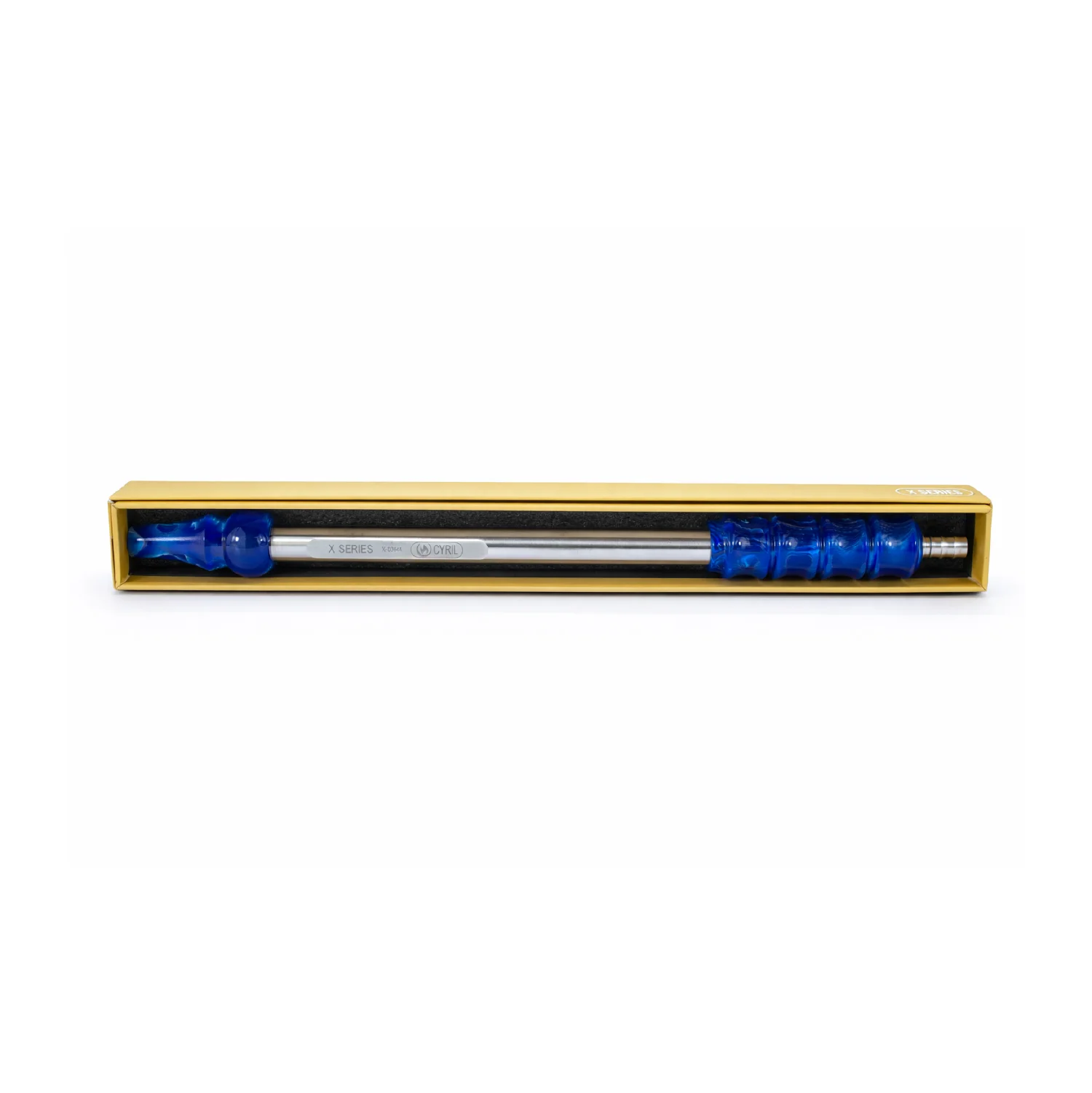 Cyril X-series handle- Resin Cosmic – silver-packaging