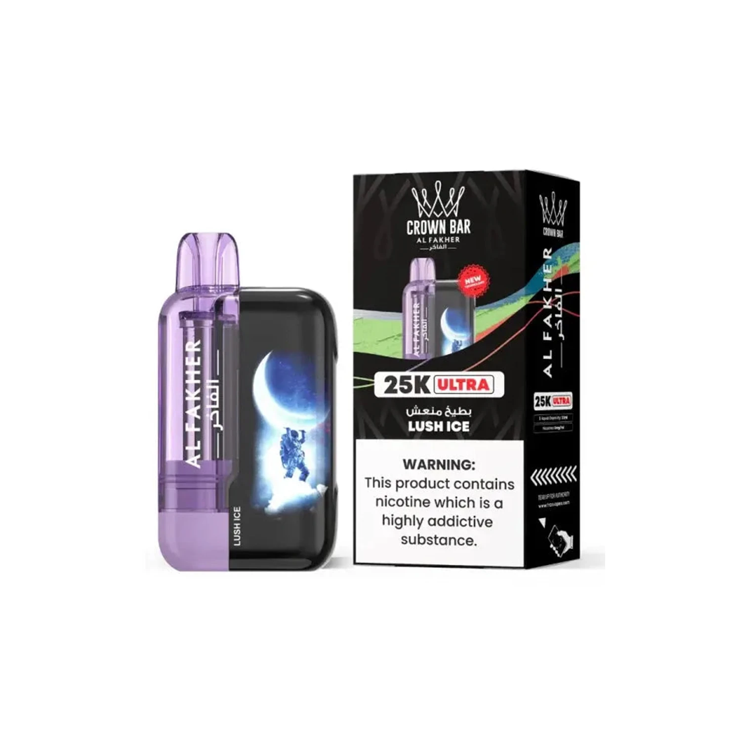 Al Fakher Crown Bar Vape 25K-luch-ice