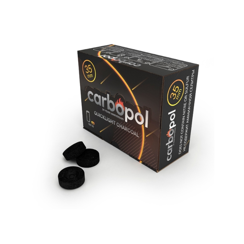 Carbopol Quick Light Charcoal – 35mm tablets