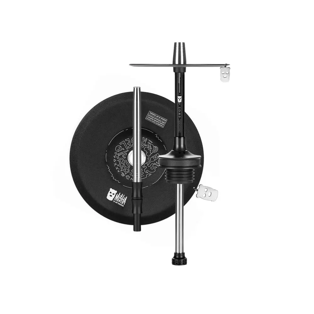 Misha Hookah Rebel jet black