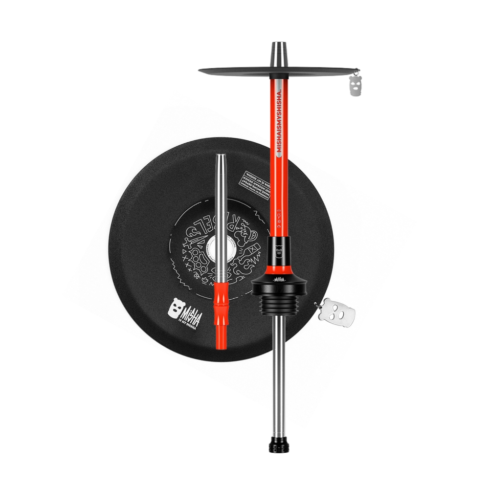 Misha Hookah Revolt Ferra Red
