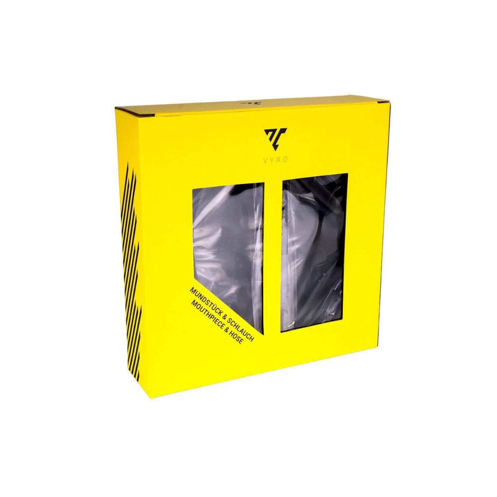 VYRO Starter Set – Mouthpiece black 20cm + silicone hose black box