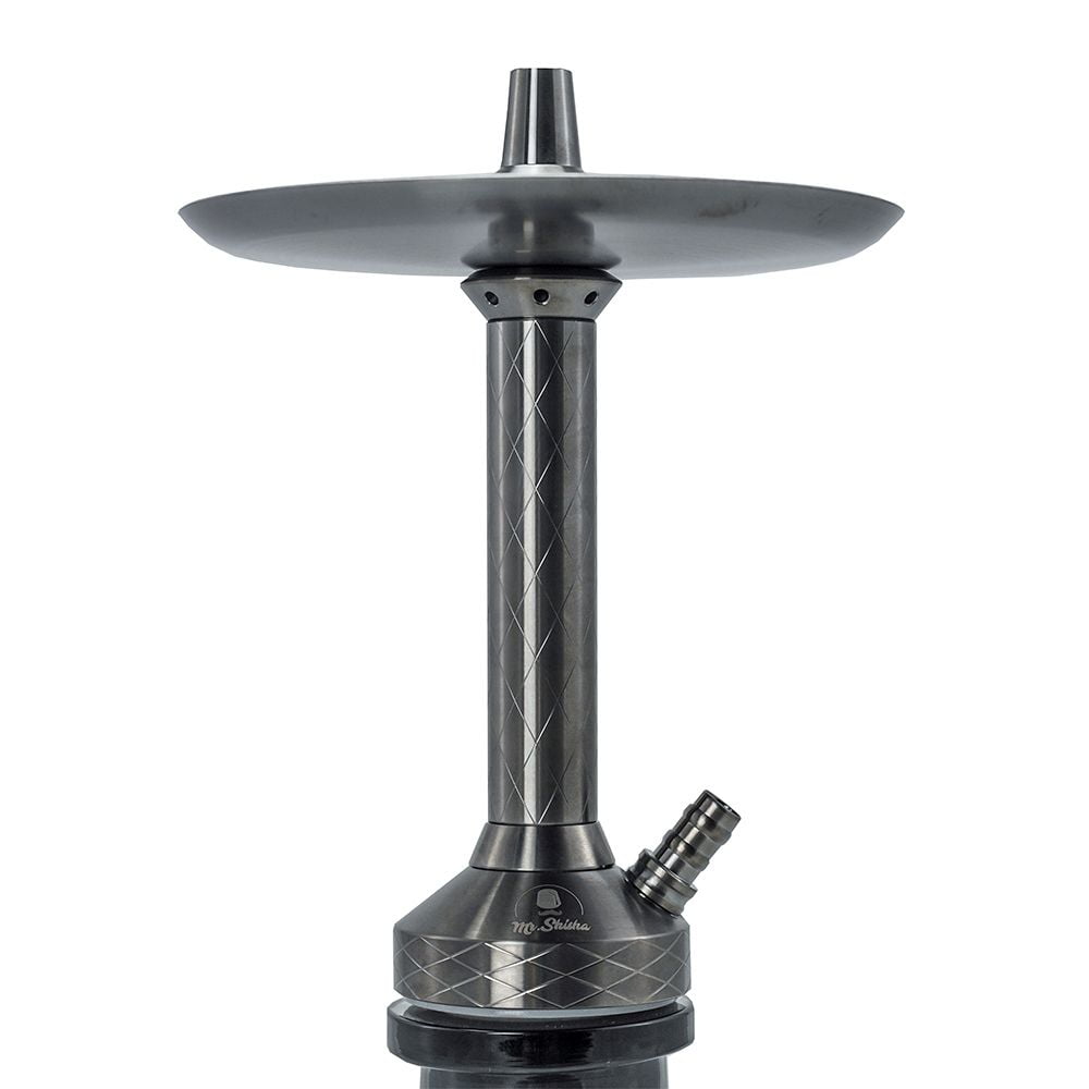 Mr Shisha Mini Khalifa Hookah Black Sleeve