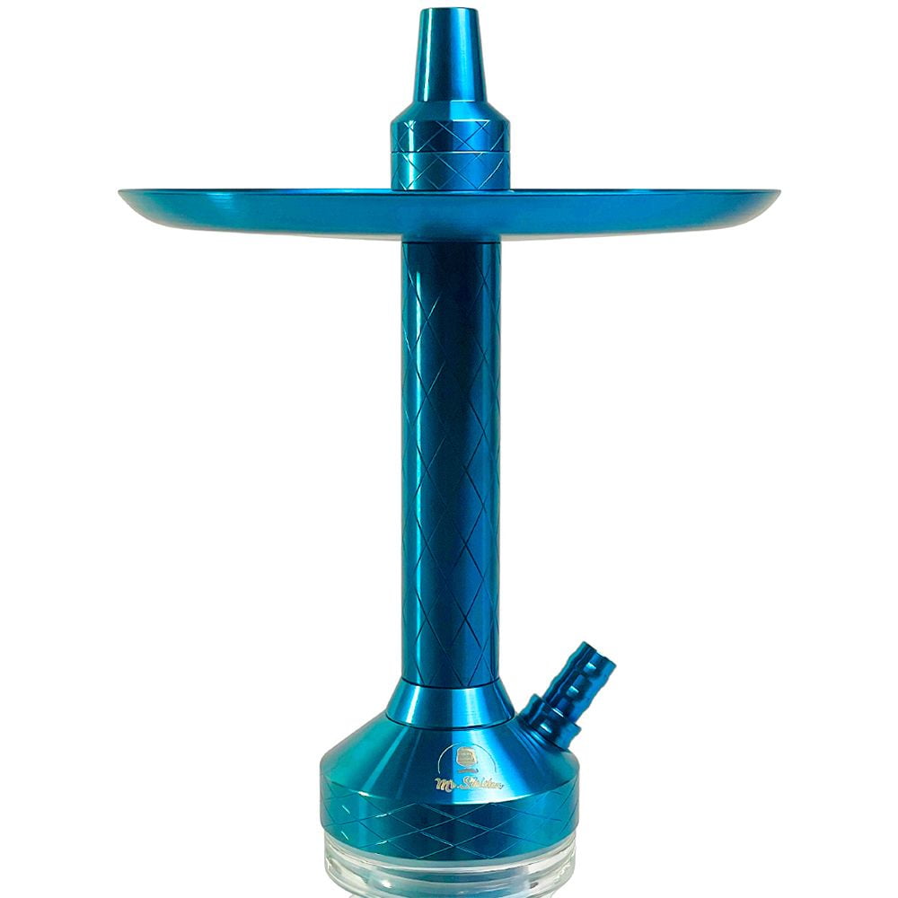 Mr Shisha Mini Khalifa Hookah Blue Sleeve