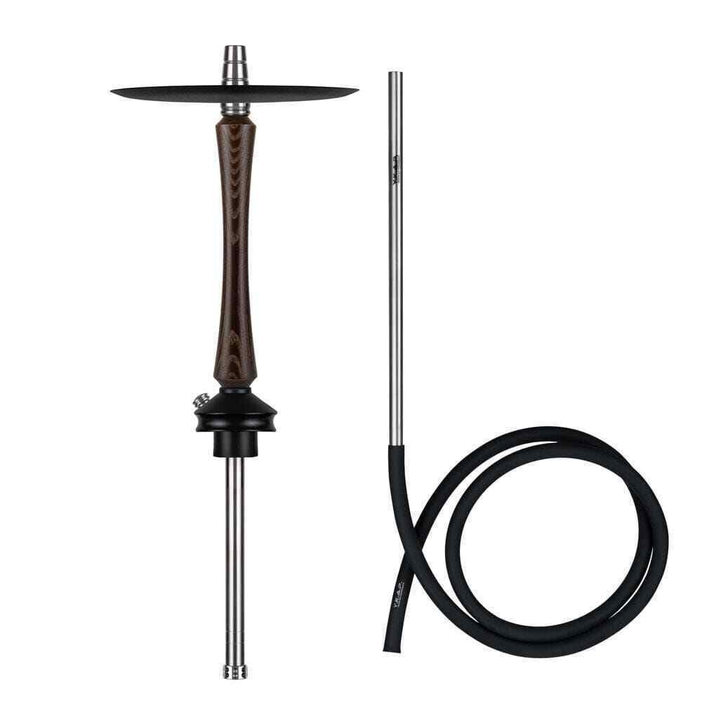 Y.K.A.P Slim+ Wood Hookah Brown