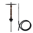 Y.K.A.P Slim+ Wood Hookah Wave Brown