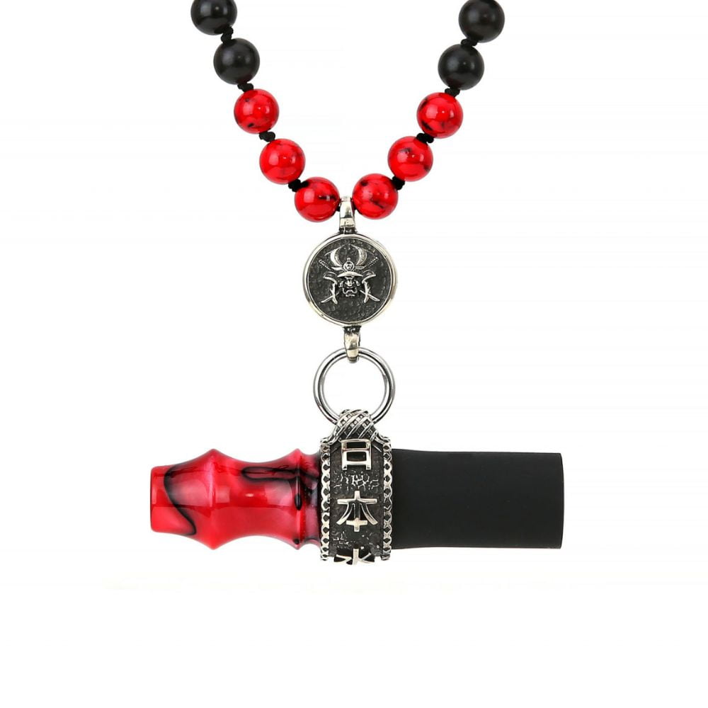 Japona Samurai Personal Mouthtip-Beads Red