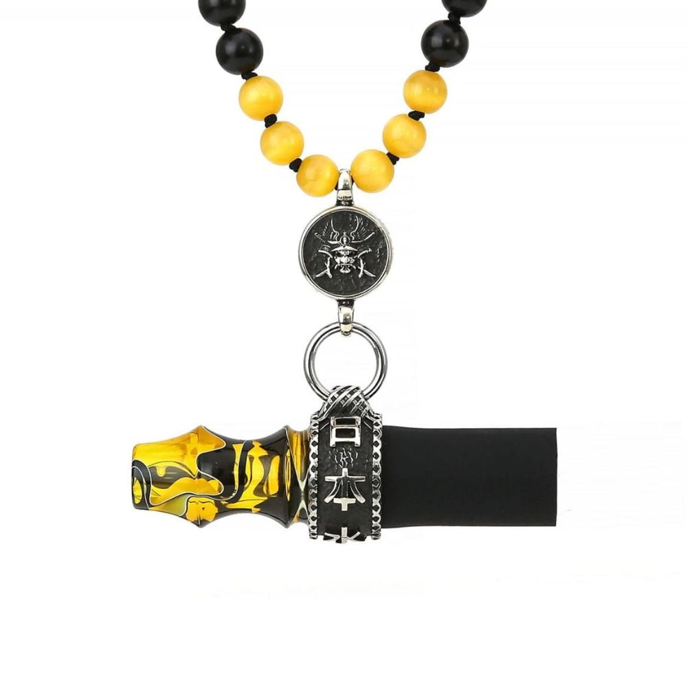 Japona Samurai Personal Mouthtip-Beads YEllow