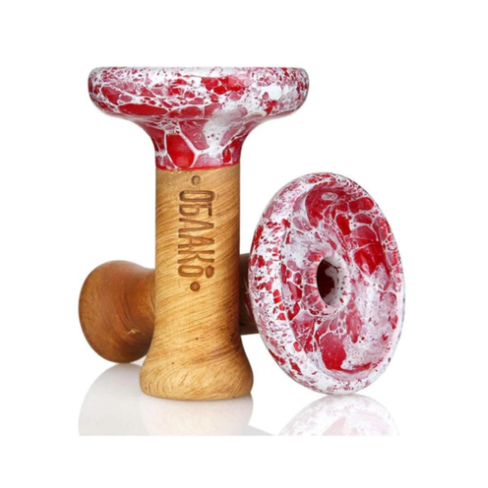 Oblako Phunnel L Bowl MArble Red White