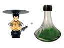Agni Mystic Anime 3D Hookah - Green / Wolverine