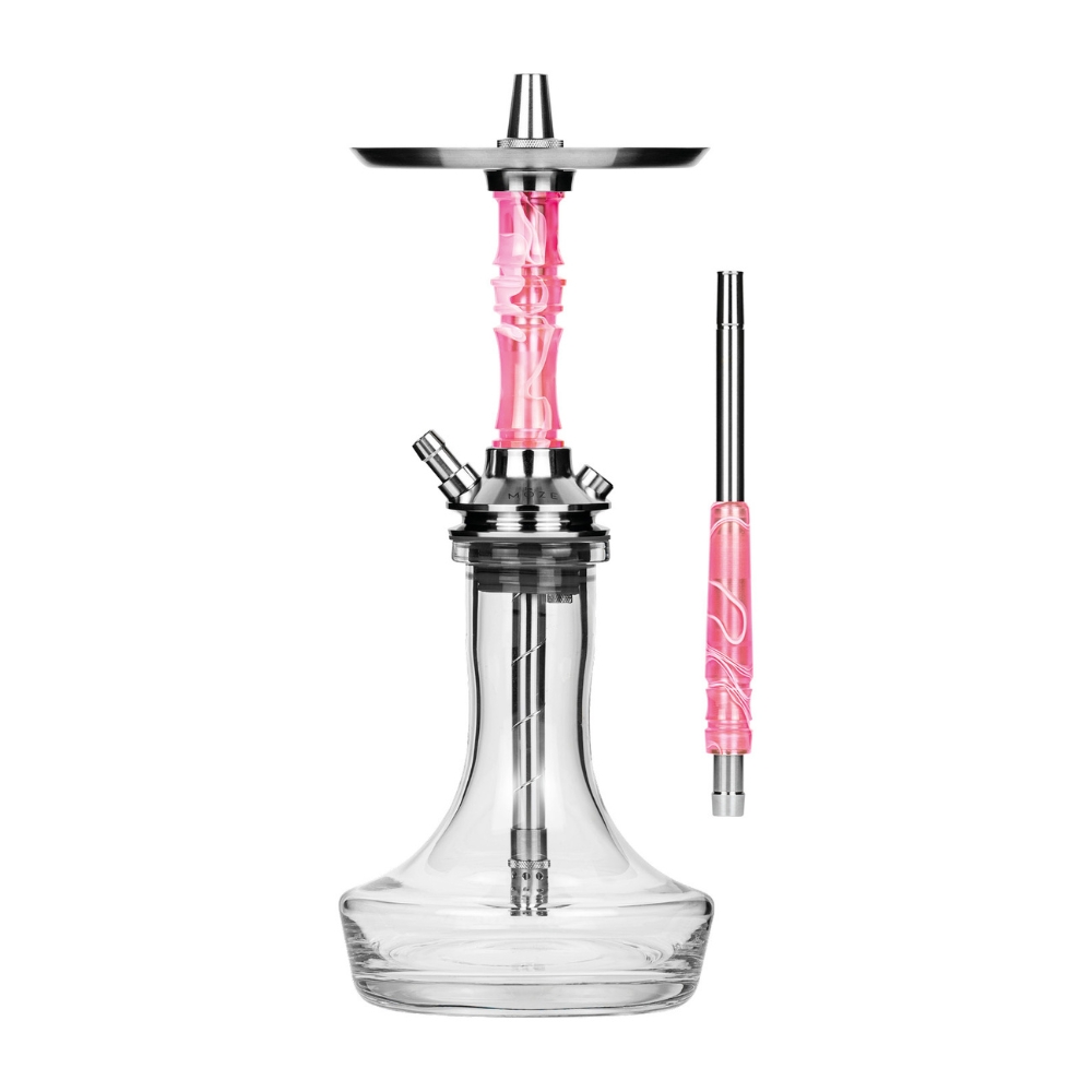 Moze Breeze Pro Hookah wavy pink