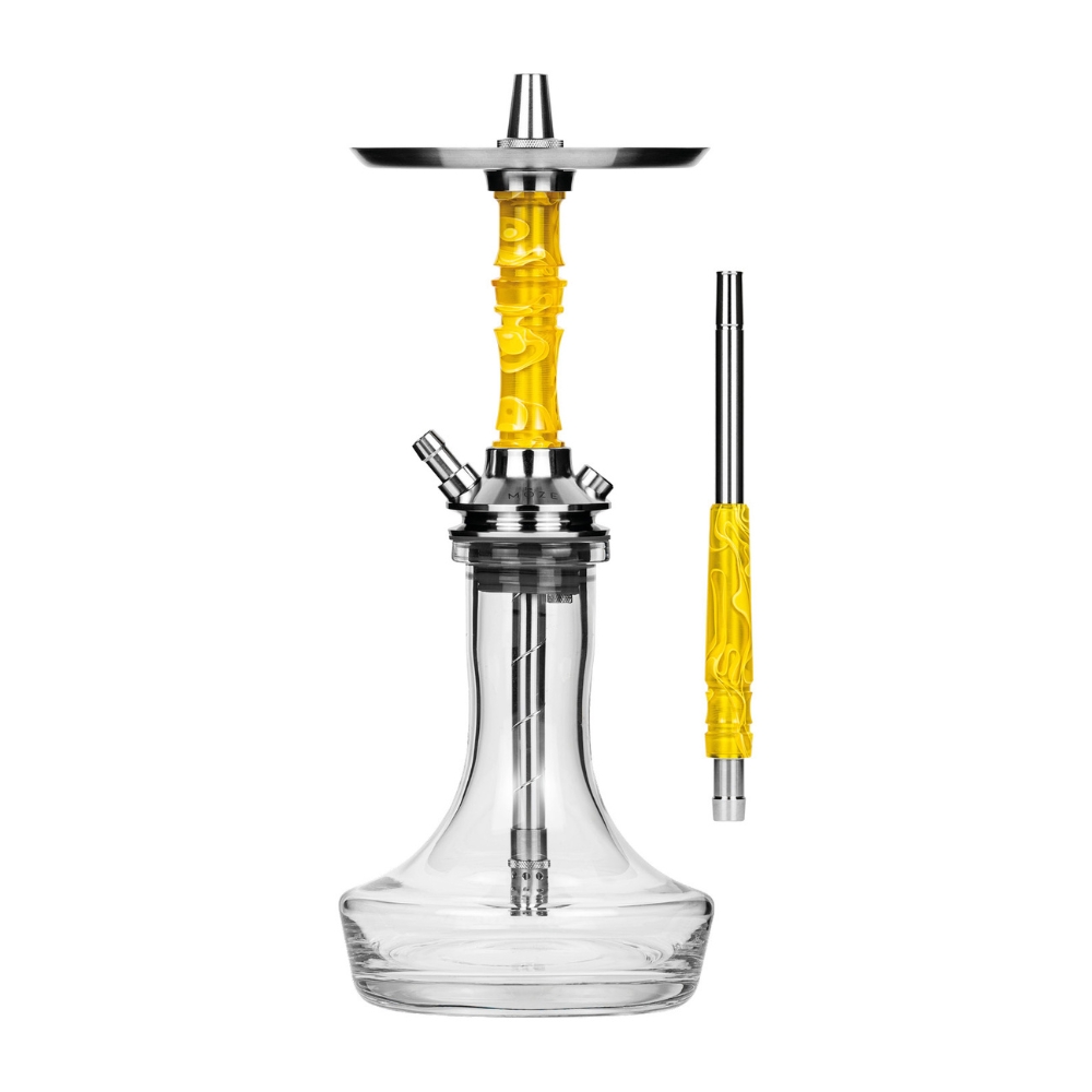 Moze Breeze Pro Hookah wavy yellow