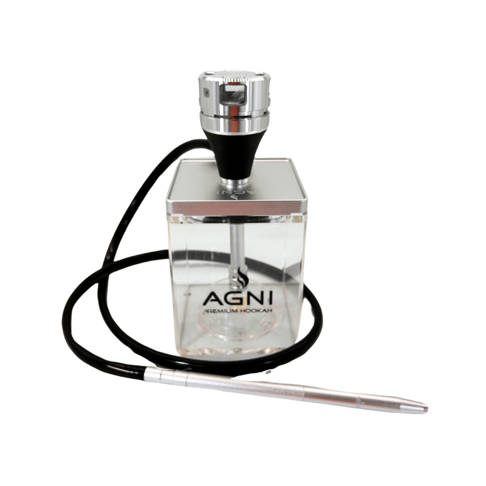 Agni Hookah Rock Silver