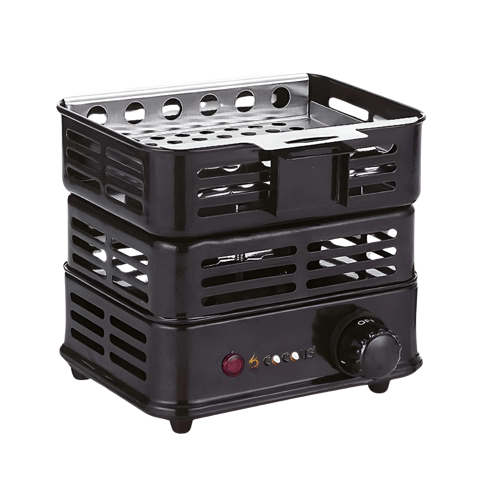 [BURNPS1000W-BK] Cocous Coal Burner 1000W Party Size (Black)