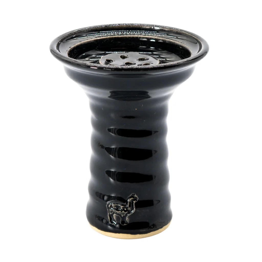 [HAPBWLP-BK] Hand Thrown Lipped Alpaca Bowl Lipache (Black)