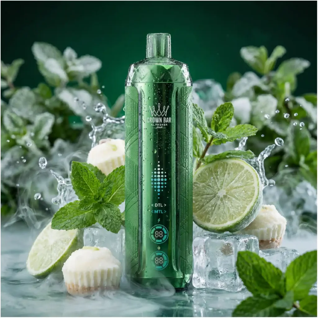 [CROWN12K-MT] Al Fakher Crown Bar Vape 12K Crystal V2 (Mint)