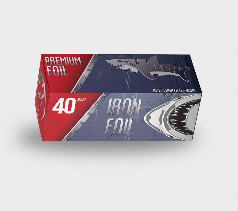 [Alu-452] Cyril Aluminium 82ft Foil Roll Shark 40 micron