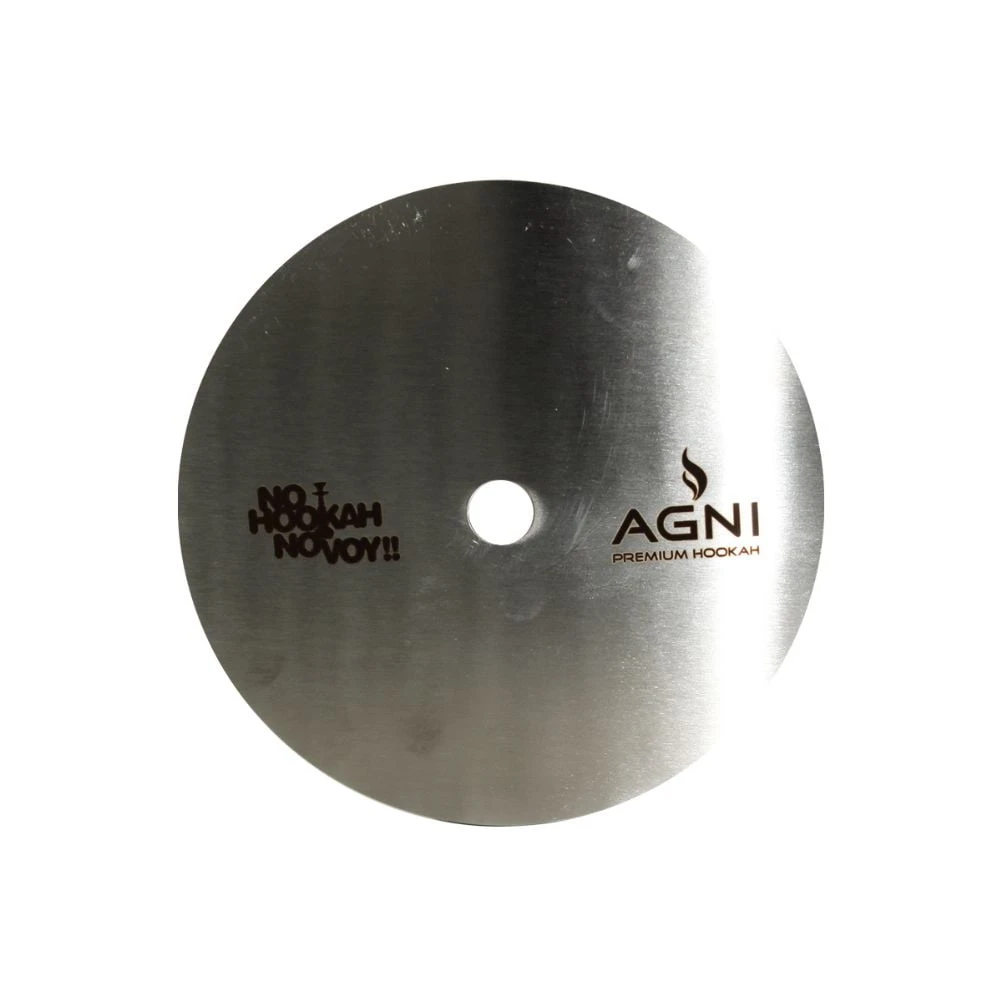 [Ste-3335] Steel Plate "No Hookah No Voy" 8in