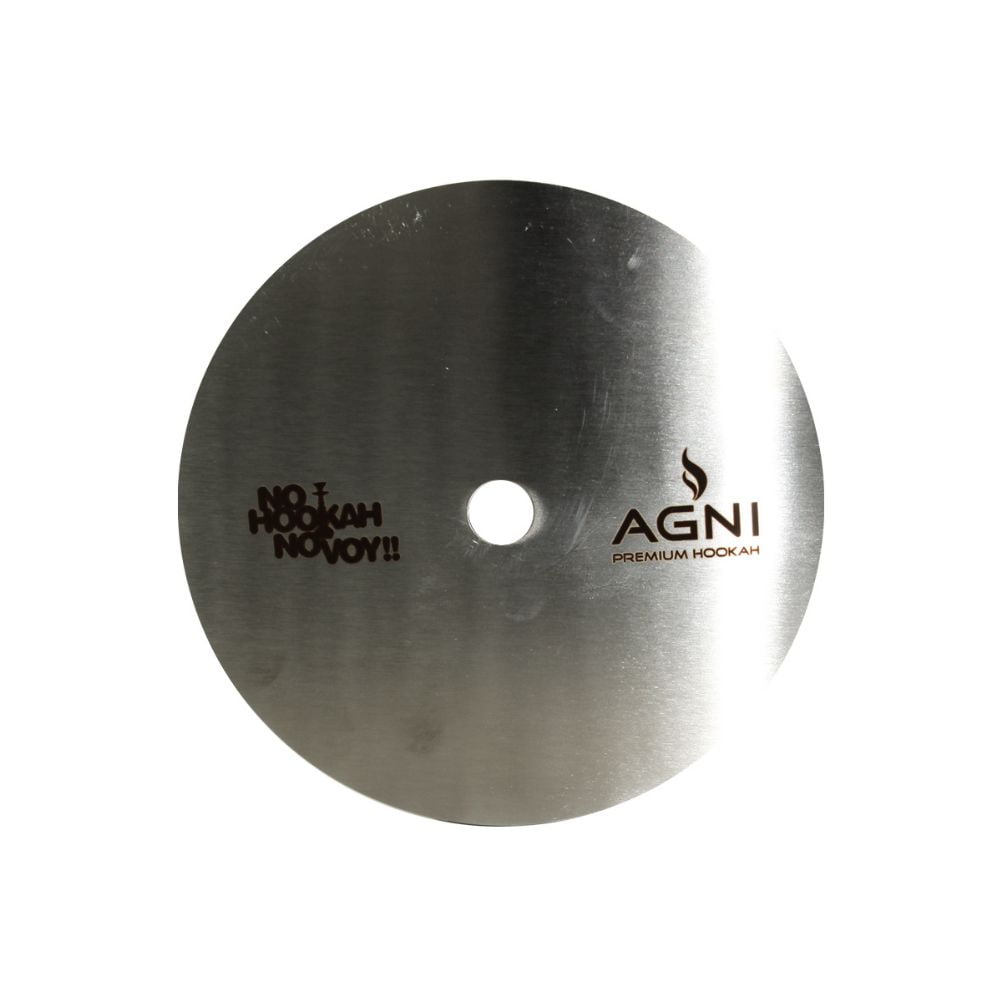 [Ste-3335] Steel Plate "No Hookah No Voy" 8in