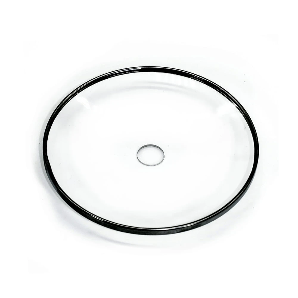 [Cry-1088] Crystal Black Plate 6.5in