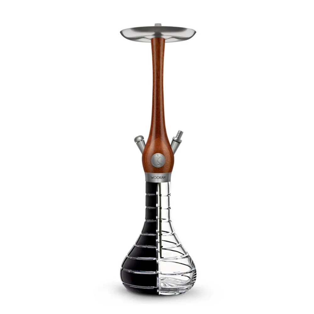 [Woo-3633] Wookah Merbau - Base Stripped Black/Clear