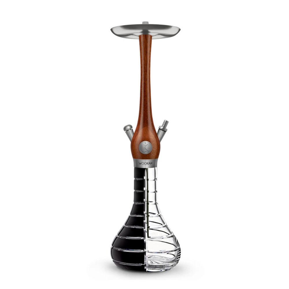 [Woo-3633] Wookah Merbau - Base Stripped Black/Clear