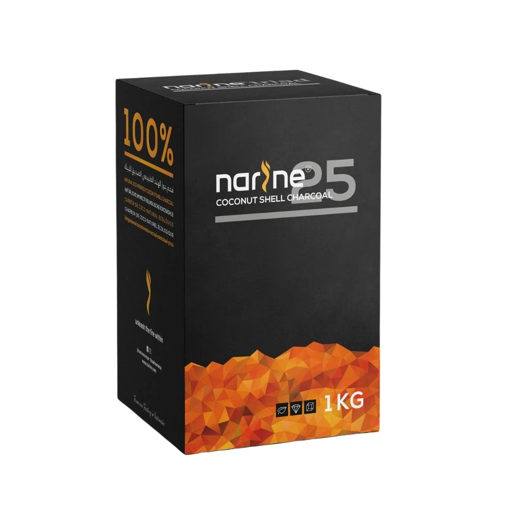 [Nar-2874] Narine Coco Charcoal 1kg/25m