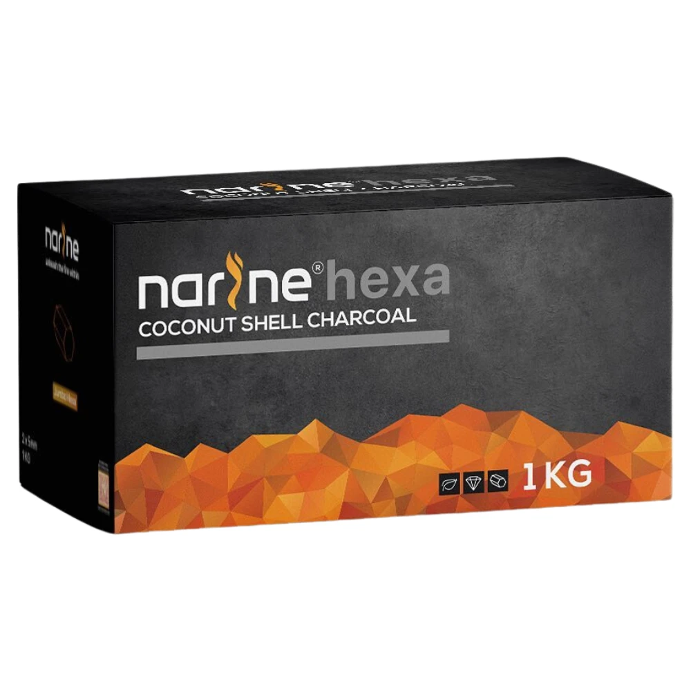 Narine Coco Charcoal Hexagon 1kg