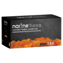Narine Coco Charcoal Hexagon 1kg