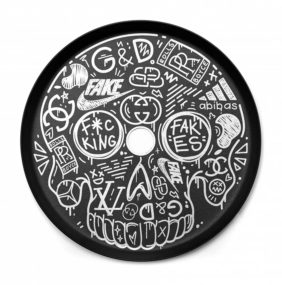 [Alp-518] Alpha Hookah Plate (No.8)