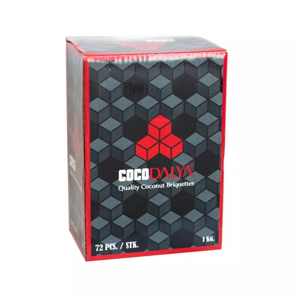 Adalya Cocodalya Coconut Hookah Charcoal - Cubes - 72 Pieces