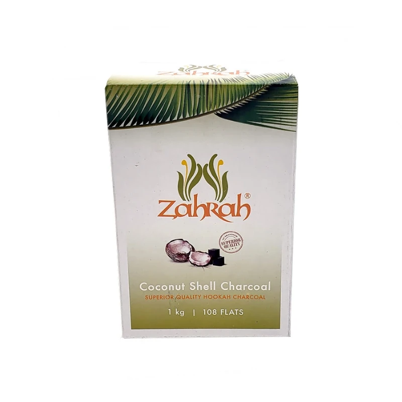 [Zah-3752] Zahrah Coconut Charcoal Flat - 108pcs
