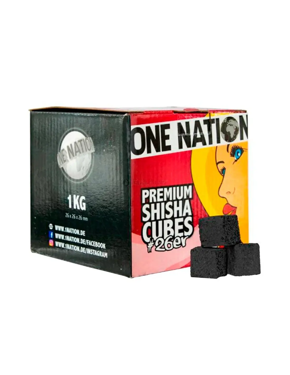 [ONC.10.01.26] One  Nation Premium Charcoal #26er 1KG