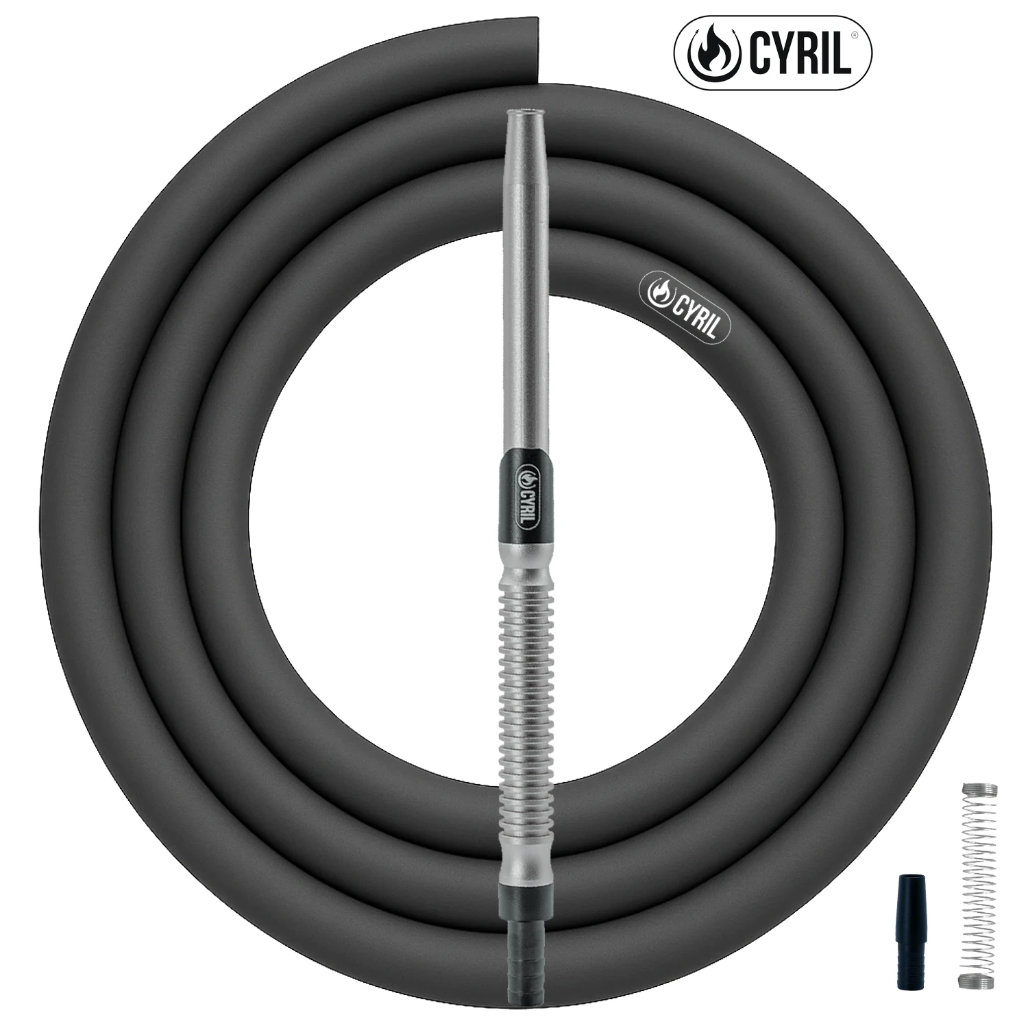 [CYRL-4130] Cyril Hose Set Dual Premium Handle - Grey Dark
