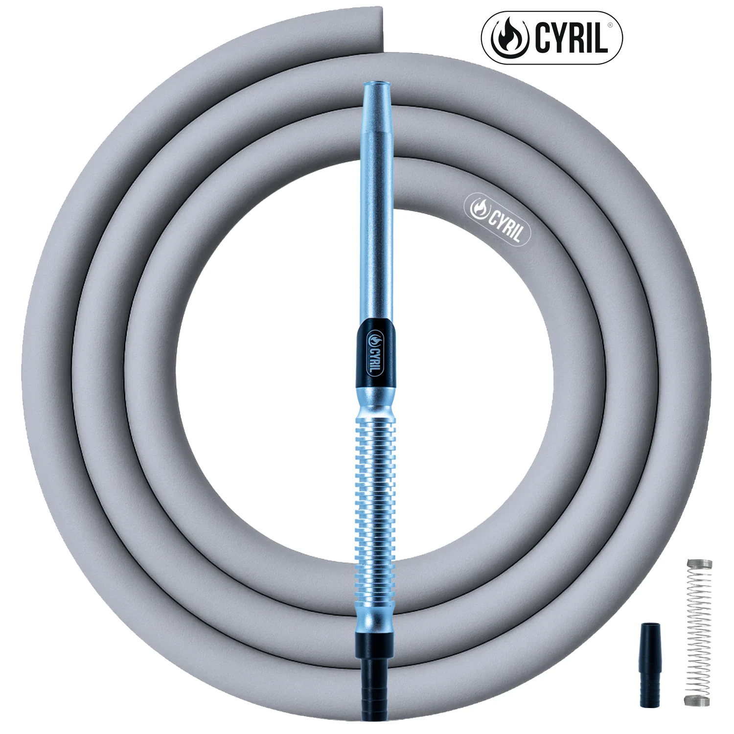 [CYRL-4133] Cyril Hose Set Dual Premium Handle - Silver