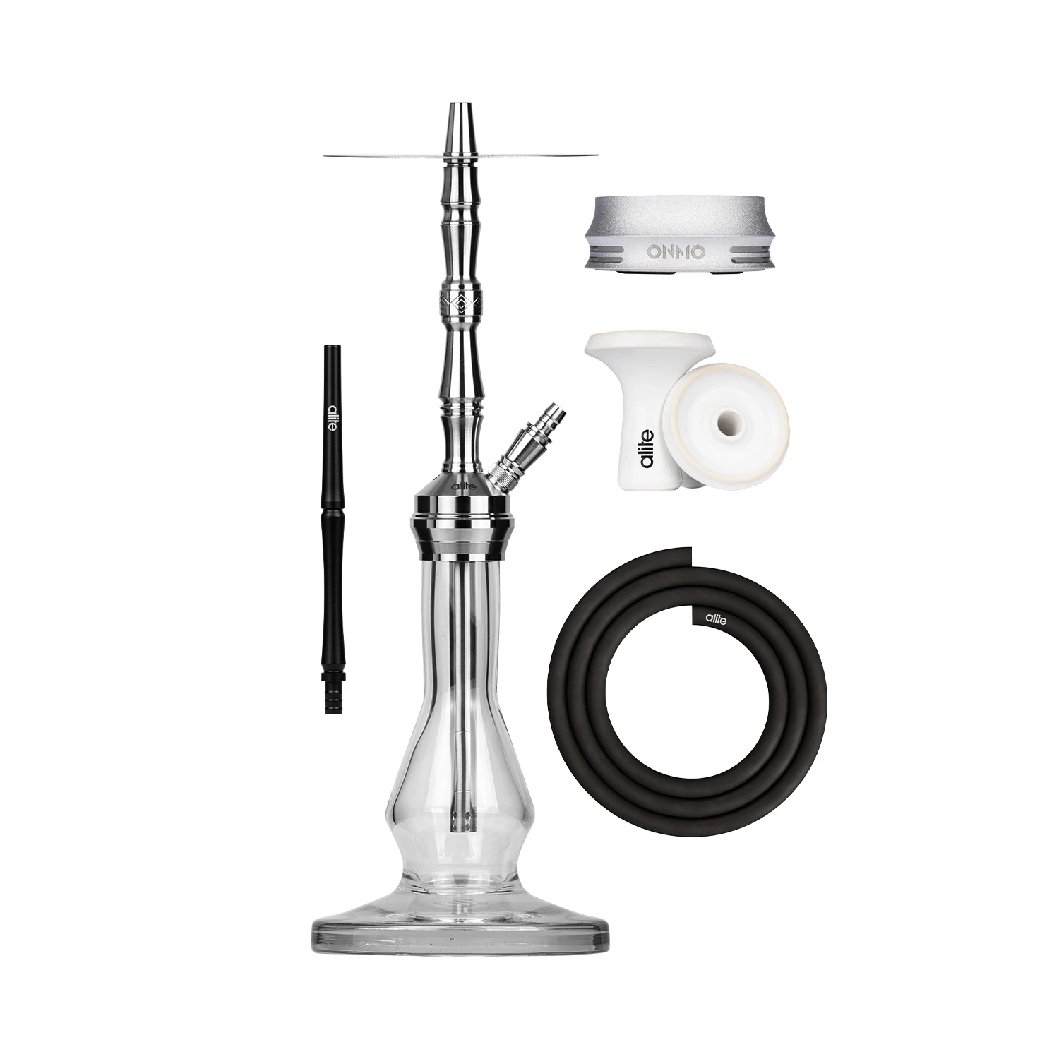[AN6319] Alite Swiss Lounge Hookah Silver