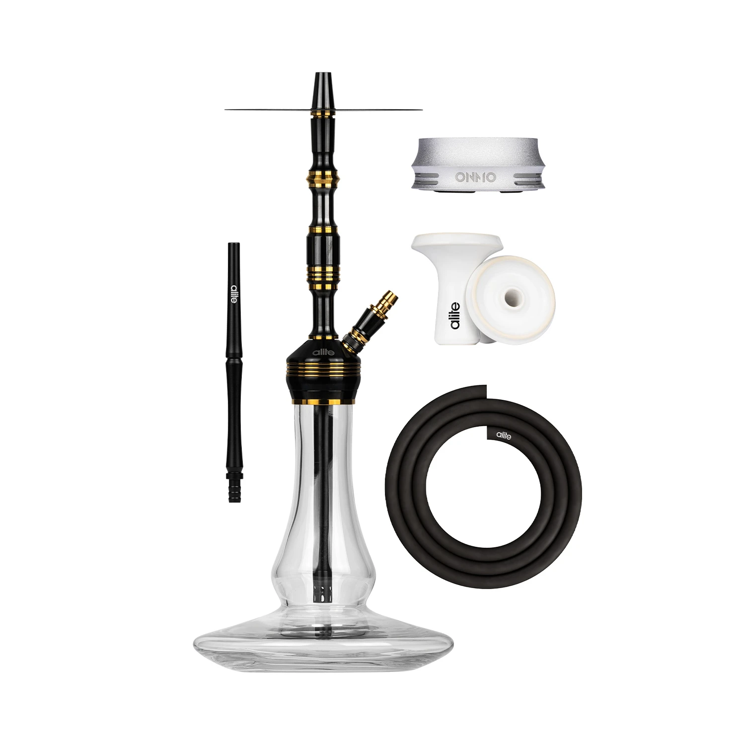 [AN6312] Alite Bash Lounge Hookah Black Gold