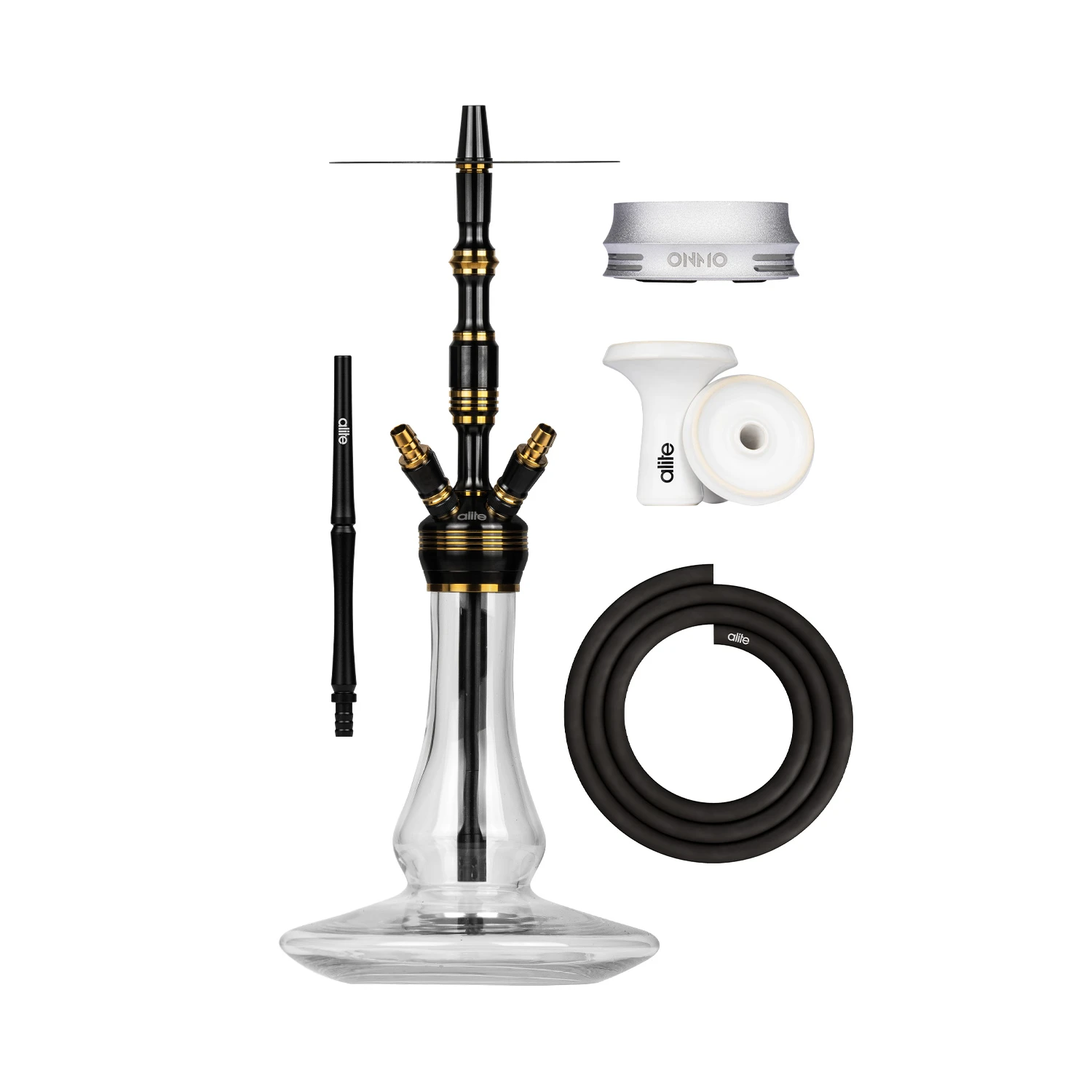 [AN6314] Alite Bash Squad Hookah Black Gold