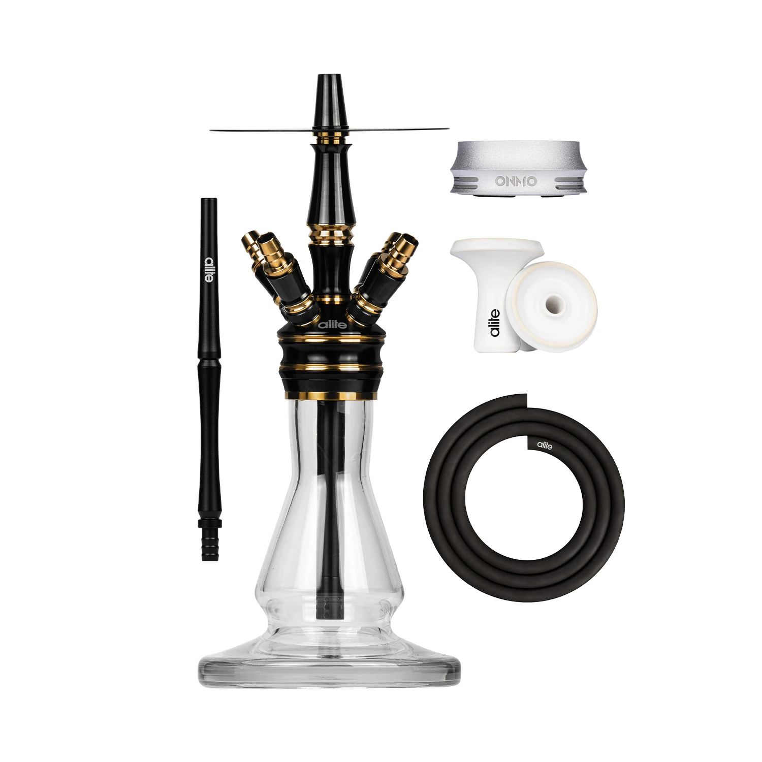 Alite Swiss Mini Squad Hookah Black Gold