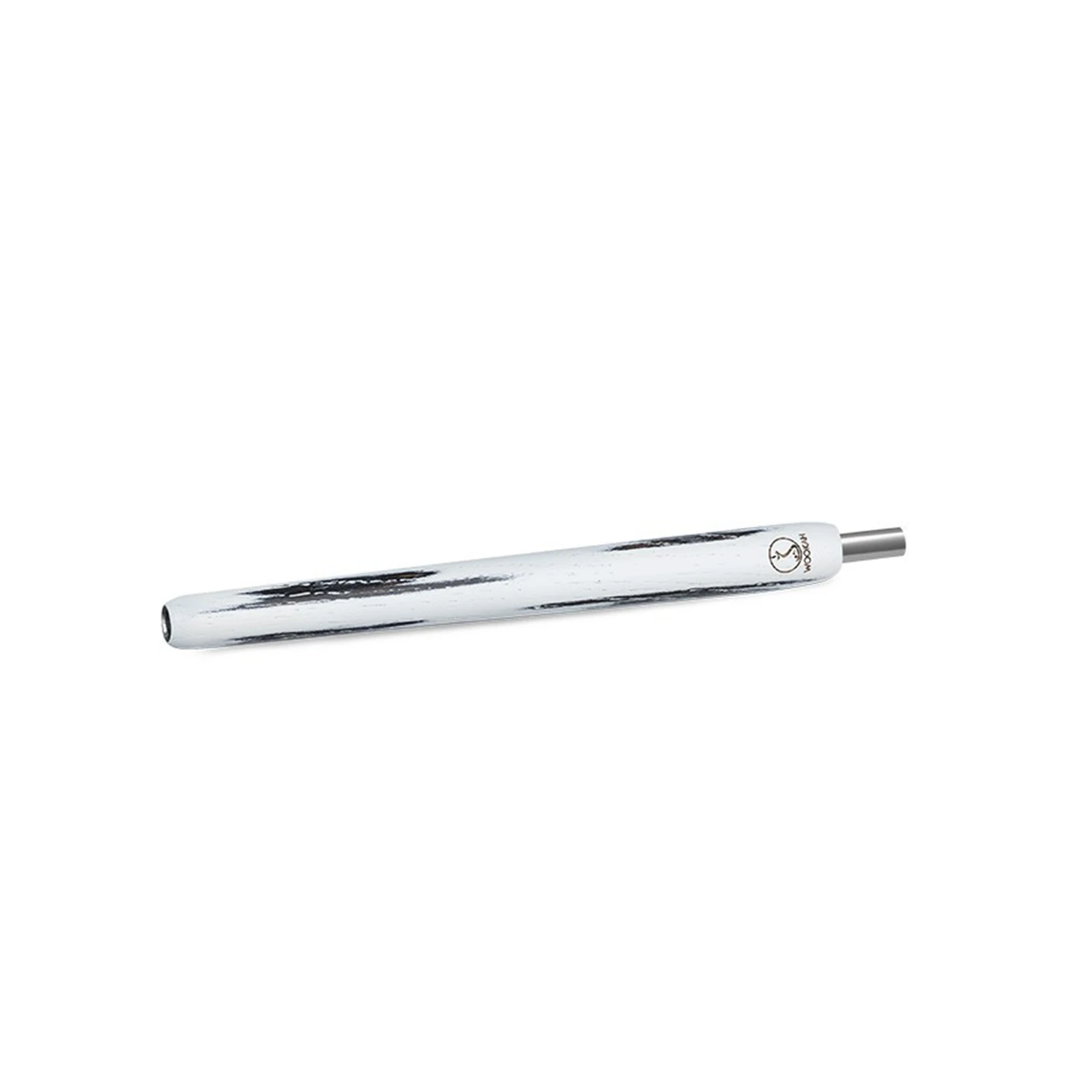 [WOOKMS-WHBK] WOOKAH Wooden Mouthpiece White/Black Standard