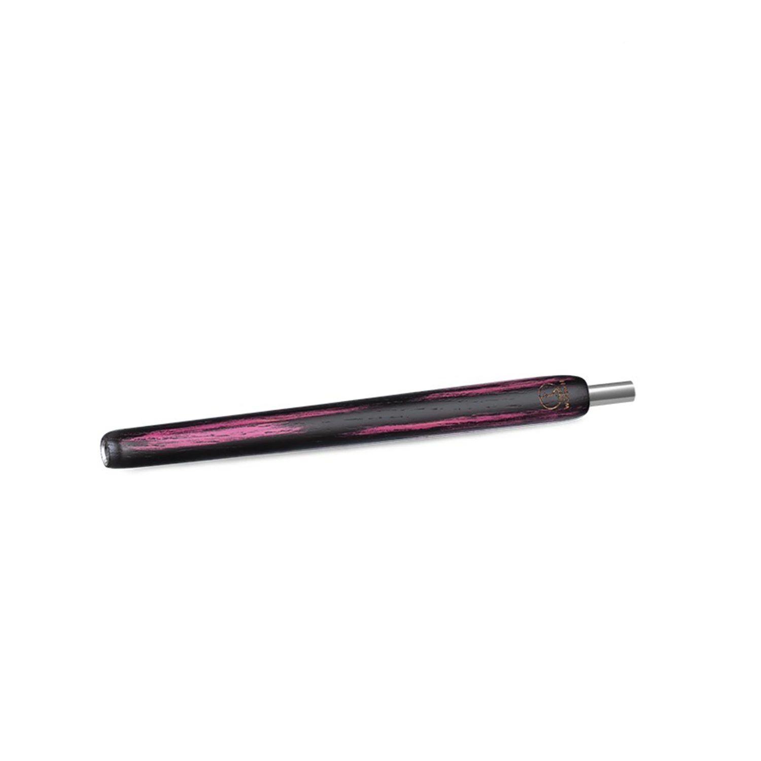 [WOOKMS-BK] WOOKAH Wooden Mouthpiece Black/Pink Standard